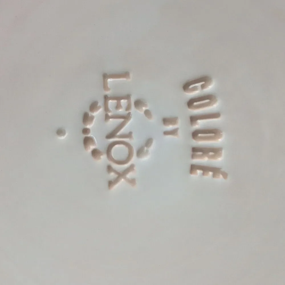 Lenox Dinner Plate Green Colore Verde VERDE 9” Italy